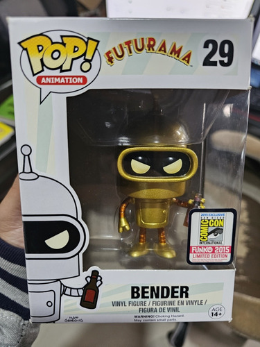 Funko Bender Sdcc Sticker Presencial (Usado)