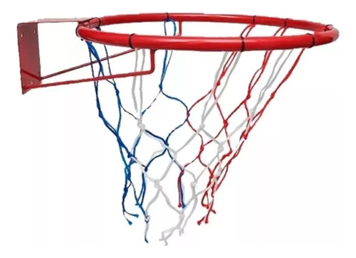 Aro Basket Basquet Con Red N6 40 Cm Hierro Ideal Niños!