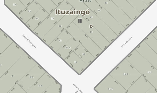 Lote / Terreno En Venta Ituzaingó Lado Sur Dueño Directo