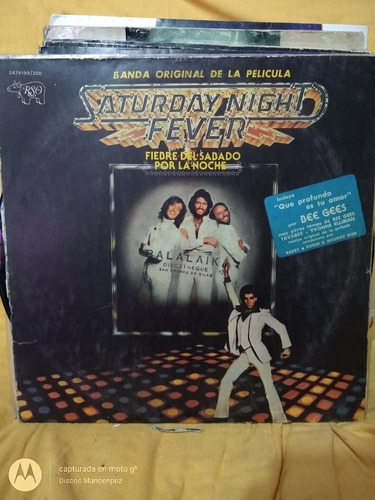 Vinilo Saturday Night Fever Fiebre De Sabado Bee Gees Bs1