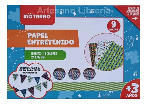 Block Cartulinas De Colores Papel Entretenido Motarro