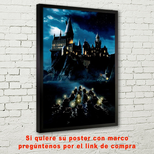 Poster Harry Potter Hogwarts Calidad 48cmx33cm Envio Expres