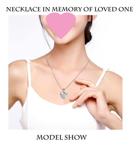 Rimzviux Collar De Urna De Corazón Para Cenizas, Mujeres Y H