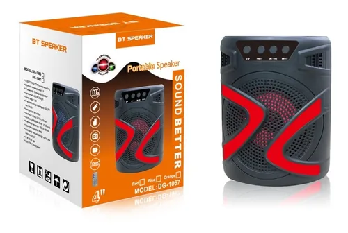 comprar Parlante Potente Bluetooth Recargable Karaoke Radio Fm Luz