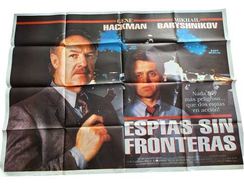 Poster Afiche Cine Doble Espías Sin Fronteras Gene Hackman *