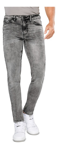 Pantalon Mezclilla Hombre Seven Super Skinny Cintura Regular