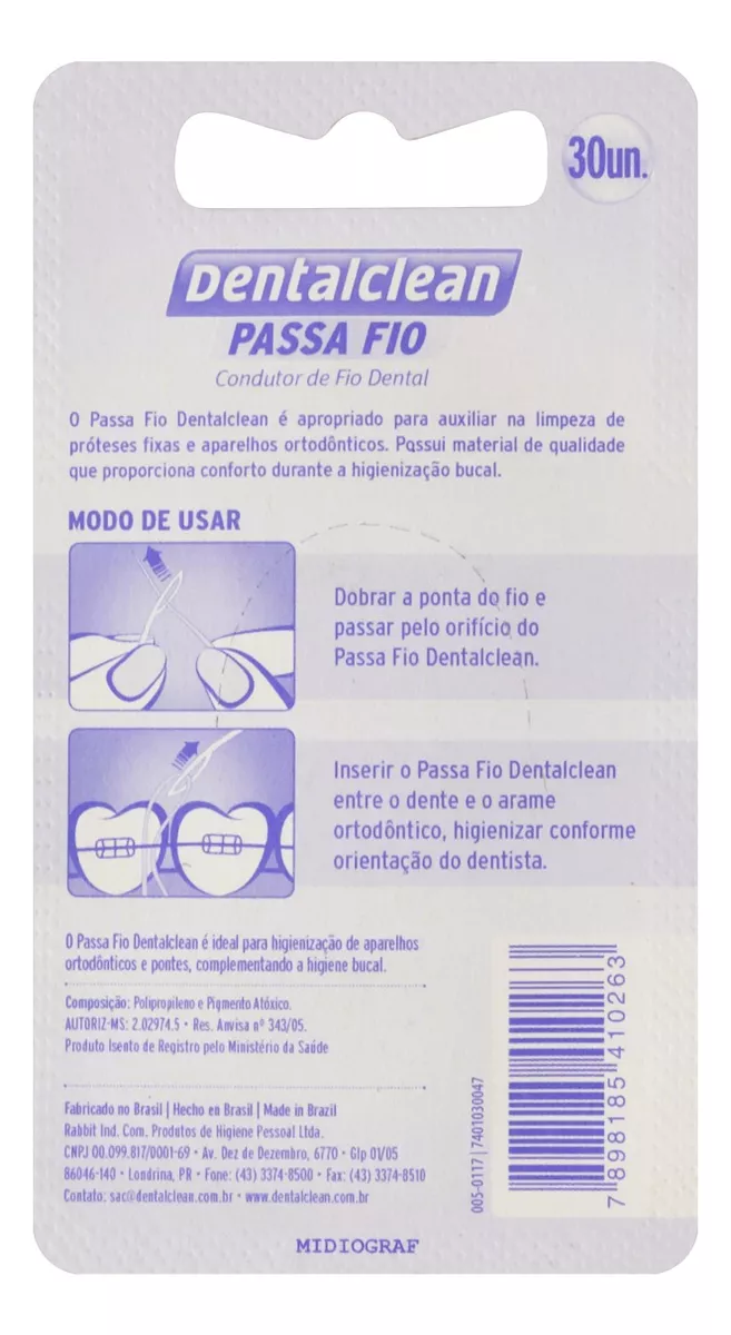 Primeira imagem para pesquisa de passa fio dental