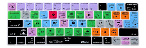 Xskn Mac Logic Pro X Acceso Directo En Inglés Diseño De Tecl