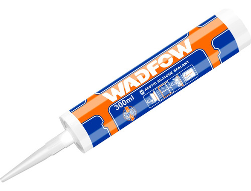 Silicona Transparente Acetica Sellador 300ml Wadfow Pack X24