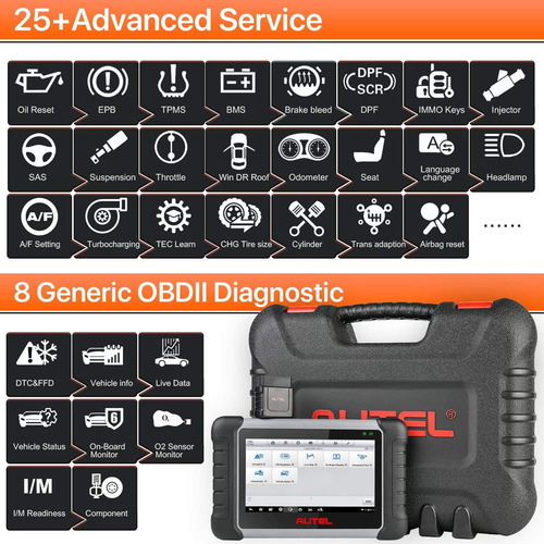Imagem 6 de 7 de Scanner Automotivo Autel Maxicom Mp808ts - Mais Completo