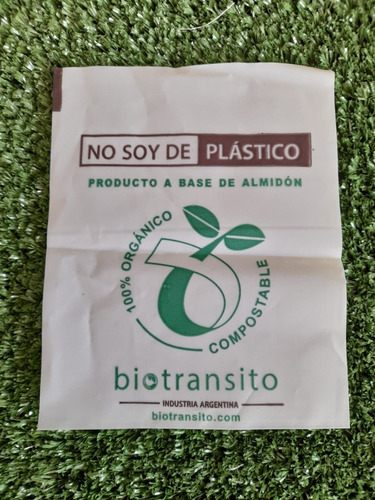 100 Bolsas Biodegradables Compostables De Almidón De Maíz