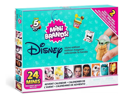 Mini Brands Disney Set 24 Sorpresas Calendario Adviento S2