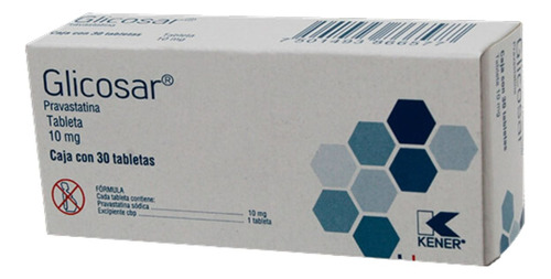 Glicosar Pravastatina Pack De 10 Cajitas Con 30 Tabs De 10mg