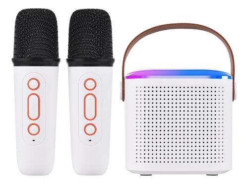 Para Set De Micrófonos Portátiles Karaoke Mini Altavoz Bt