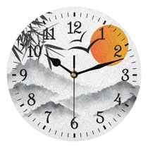 Comprar Reloj De Pared Sin Tictac  Reloj Redondo Silencioso De 9.8p