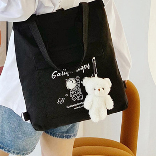 Bolso De Mano De Lona Para Hombres Y Mujeres, Bolso De Gran
