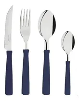Comprar Cubiertos X24 Tramontina New Kolor Acero Mango Plastico