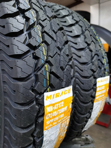Paquete 2 Llantas 245/75 R16 Mirage Mr-at172 10c 120/116 Msi
