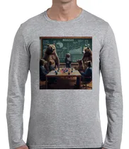 Comprar Remera Mujer Ml Osos Reunion Marketing Pizarras Graficos M1