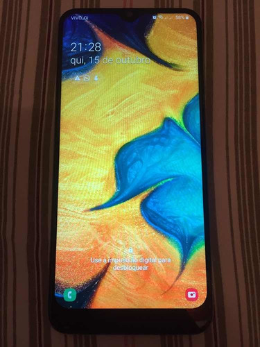 Samsung A30 Branco Com Nota E Carregador Original