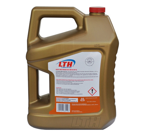Aceite Motor 20w50 Mineral Multigrado 5l Oficial Lth