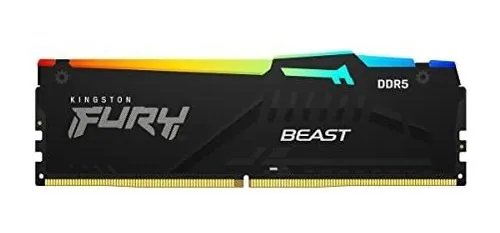 Escritorio Kingston Fury Beast Rgb 16 Gb 5200 Mt/s Ddr5 Cl40