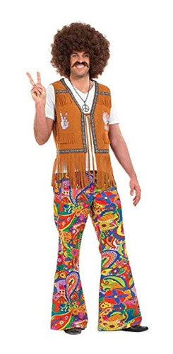 Disfraces Pantalones De Traje 60s Hippie