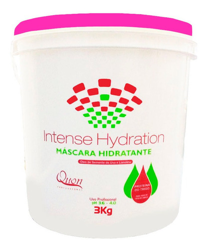 Máscara Hidratante 3kg Proteína Do Trigo Quon