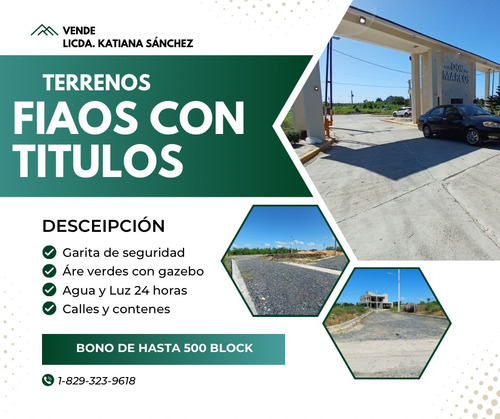 Solares Economicos De 405 Mts2. Con Titulos Deslindados.