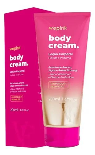 Loção Body Cream Vf Desodorante Hidratante 200ml - Wepink