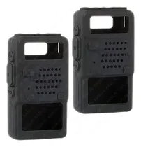 Comprar Kit 2 Capas De Silicone Para Rádio Baofeng Uv5r Uv5ra Preto 