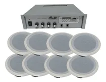 Comprar Combo Sonido Música Funcional  8 Parlantes + Amplificador