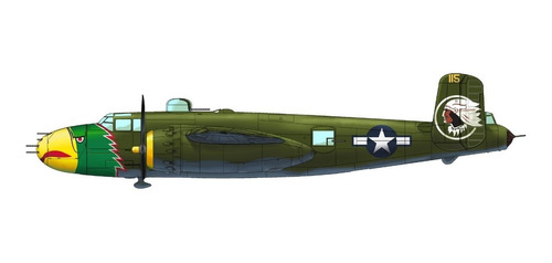 Bombardero  B-25 J Mitchell Mk I Strafer   H K Models A 1/32