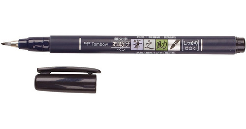 Tombow Marcador Para Lettering Fudenosuke Brush Pen Hard Tip