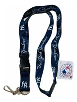 Comprar Lanyard Portagafetes Y Llaves Mlb New York Yankees Letras