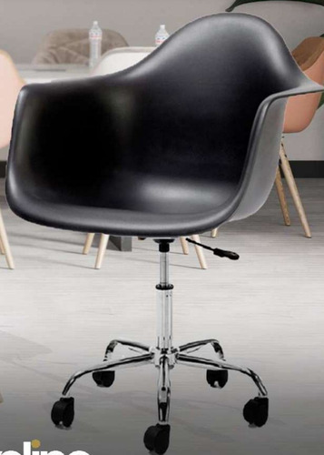 Imagen 3 de 7 de Sillon Eames Giratorio Pc Oficina Escritorio Y Ruedas Oferta