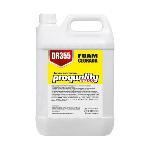 Foam Cleaner Espuma Clorada Proquality Quita Verdin