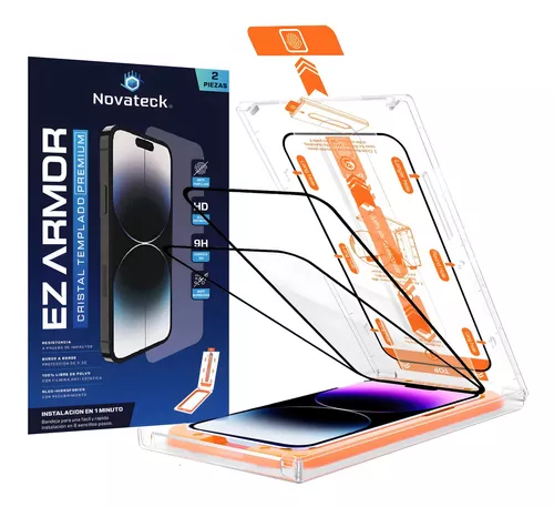 2 Micas Ez Armor Premium Para iPhone 13 / 13 Pro/ 14 Cristal