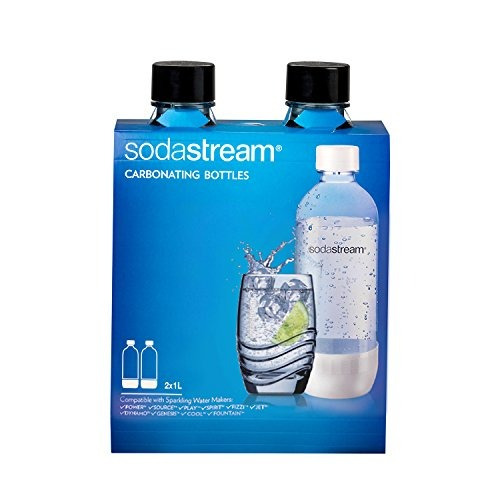 Botellas De Carbonatación Sodastream 1l - Negro (paquete