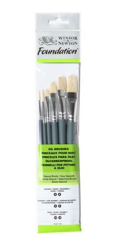 Pinceles X6 Unid. Para Oleo, Winsor & Newton 