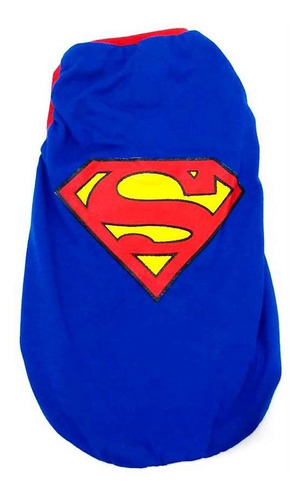 Camiseta Super Heróis  Superman  Cor Azul  Tamanho Gg