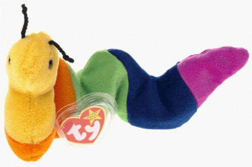 Peluche Ty Beanie Baby - Inch The Inchworm [juguete]