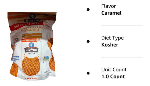 Cookies De Wafel De Caramel Y Vainilla