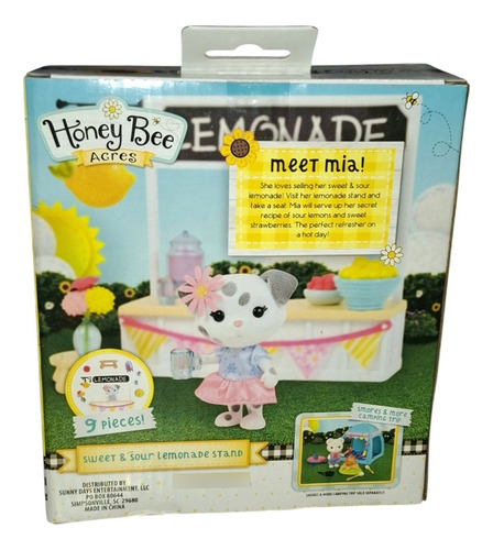 Ternurin Puesto De Limonada Honey Bee Acres Meet Mia! 9 Pzs