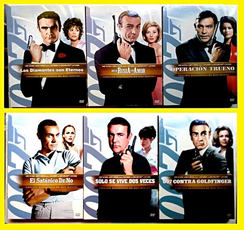 James Bond Agente 007 Sean Connery Edición Definitiva Doble (Usado)