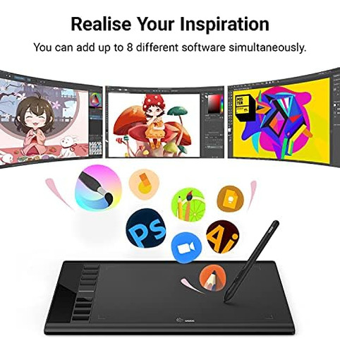 Ugee M708 V3 Tableta Dibujo Gráfico, Tableta Dibujo Digital