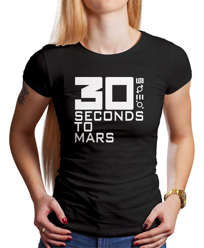 Polo Dama 30 Seconds To Mars (d1310 Boleto.store)