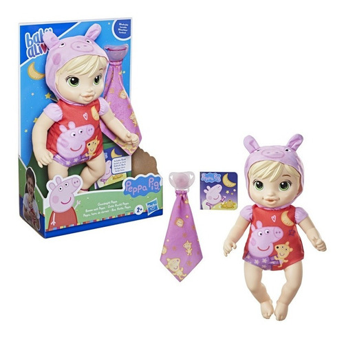 Imagen 3 de 4 de Muñeca Baby Alive - Peppa, Hora De Dormir Juguete Peppa Pig