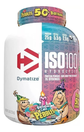 Proteina Iso 100 5 Libras Dymatize Con Invima 5lb 5 Lb Hydrolizada