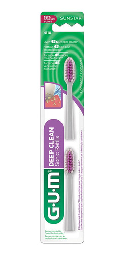 Respuesto Gum Cepillo Dental Electrico Sonic Suave X 2und